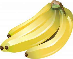 Раскраска банан для детей #9 #38614
