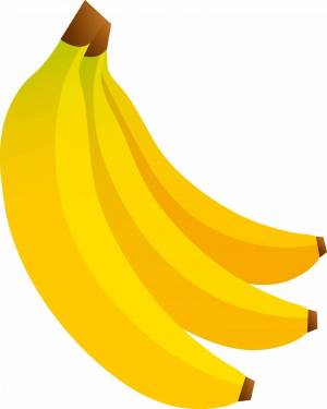 Раскраска банан для детей #10 #38615