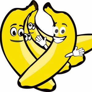 Раскраска банан для детей #11 #38616