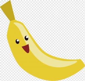 Раскраска банан для детей #14 #38619