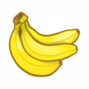 Раскраска банан для детей #22 #38627