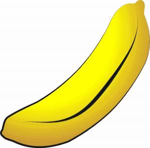 Раскраска банан для детей #27 #38632