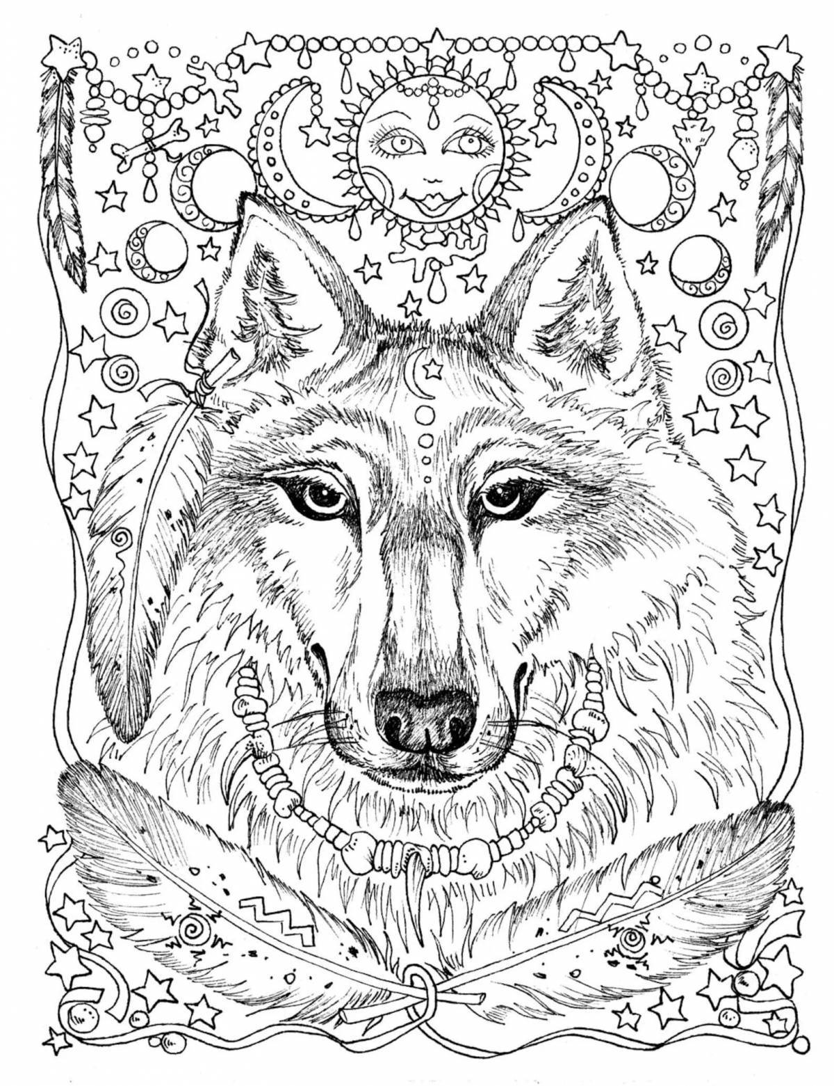 Антистресс волк #11