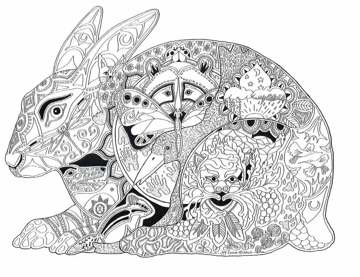Картинка Антистресс кролик #30