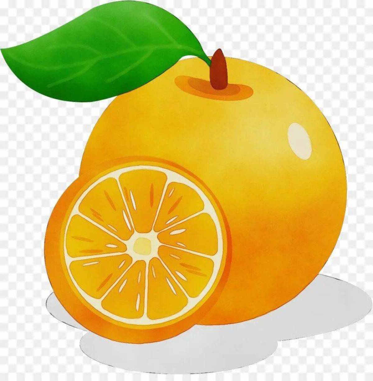 Апельсин для детей #6