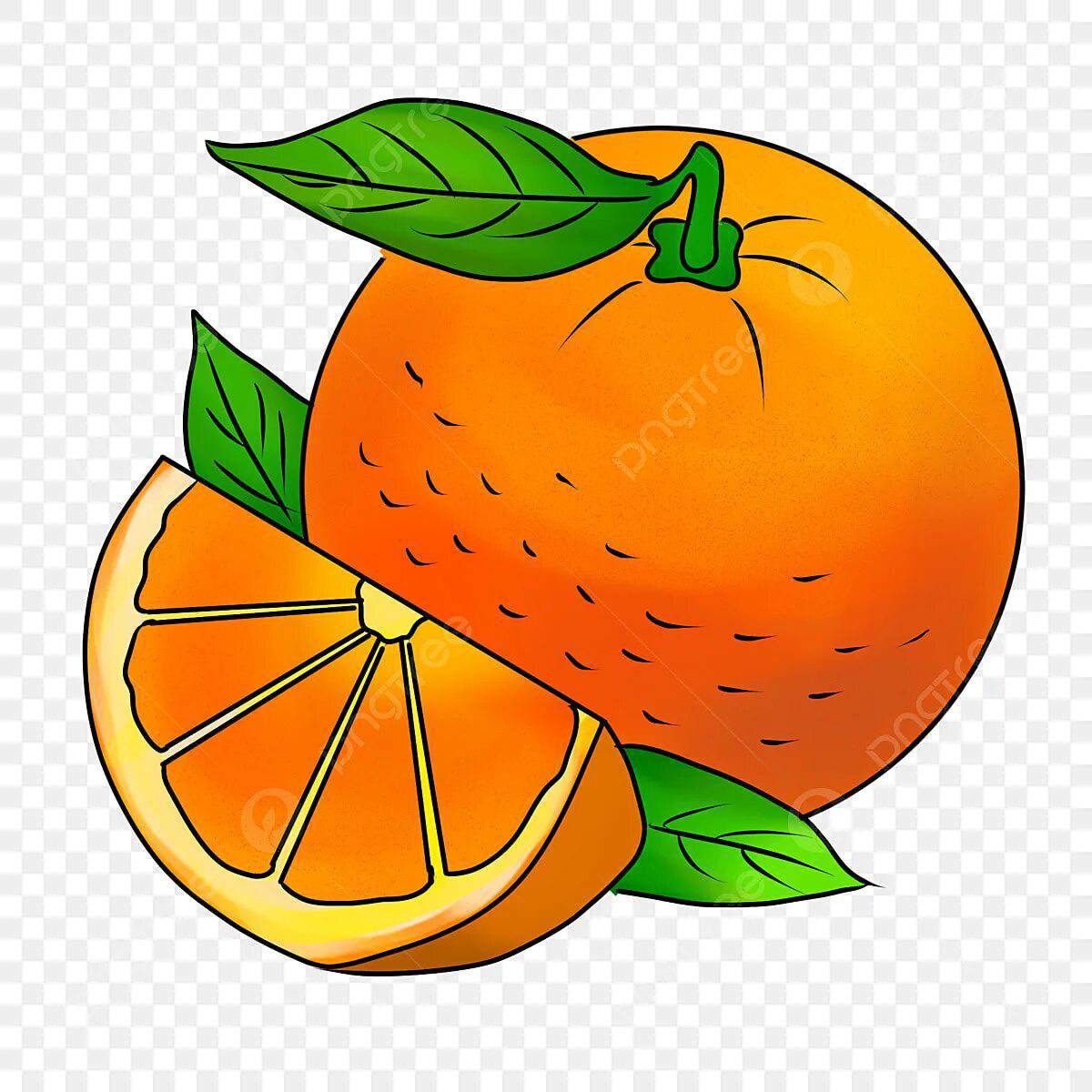 Апельсин для детей #7