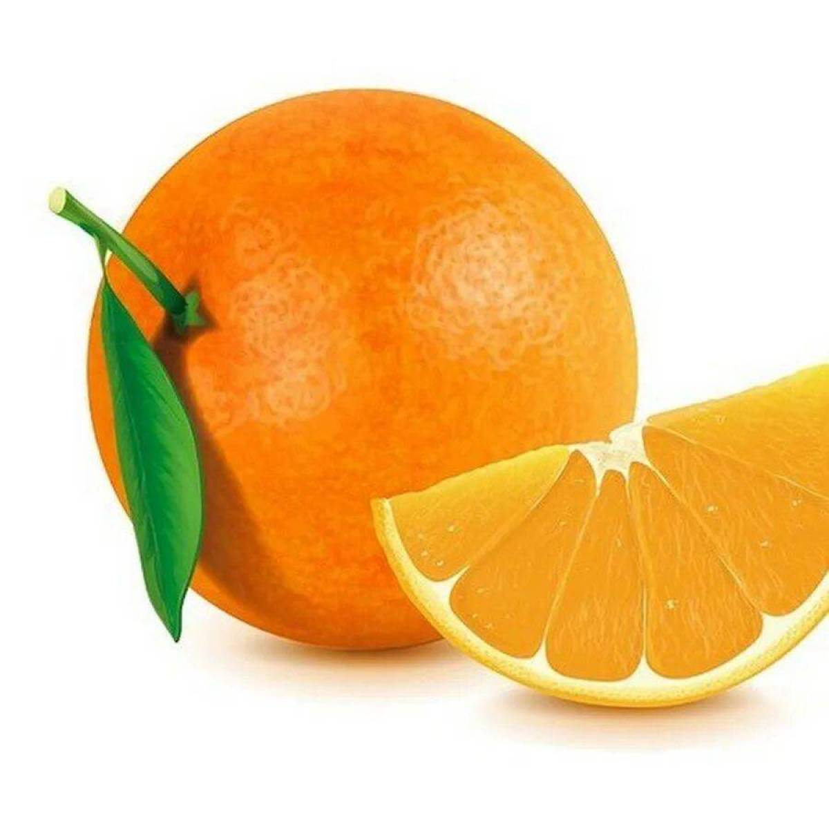 Апельсин для детей #9