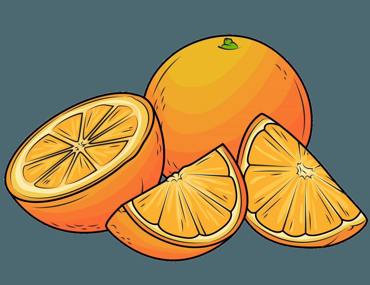 Апельсин для детей #33