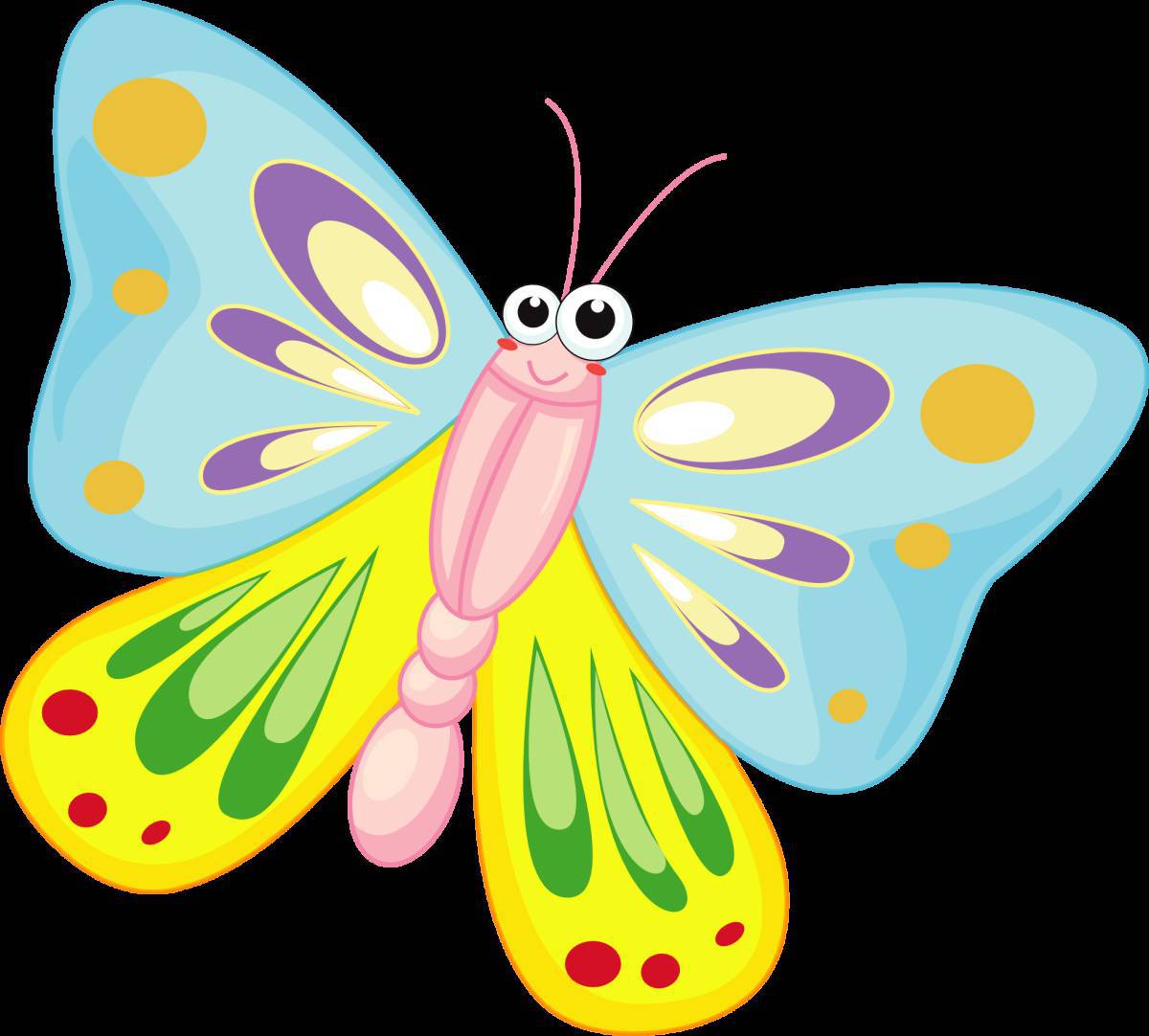 Бабочка для детей 4 5 лет #14