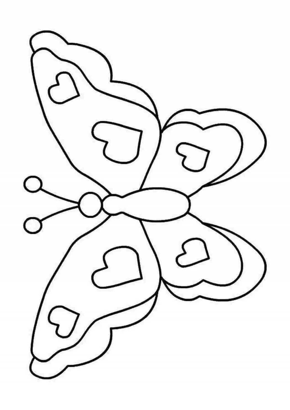 Бабочка для детей 4 5 лет #22