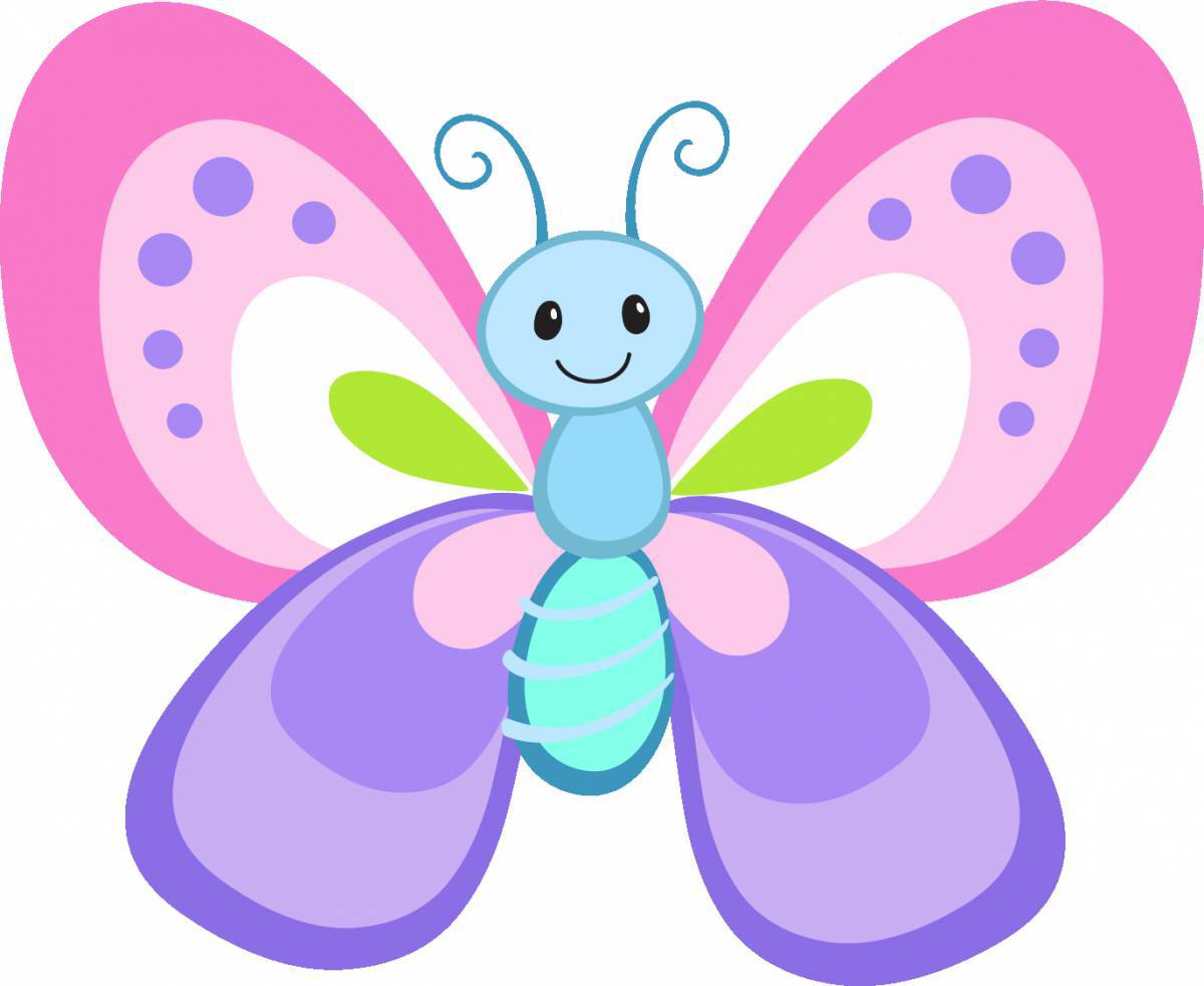 Бабочка для детей 4 5 лет #26