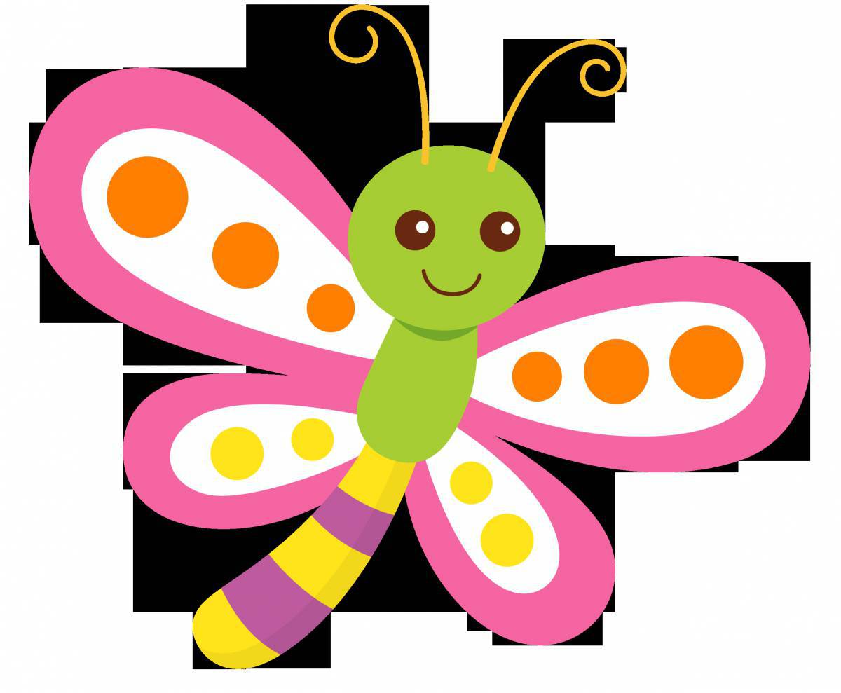 Бабочка для детей 6 7 лет #31
