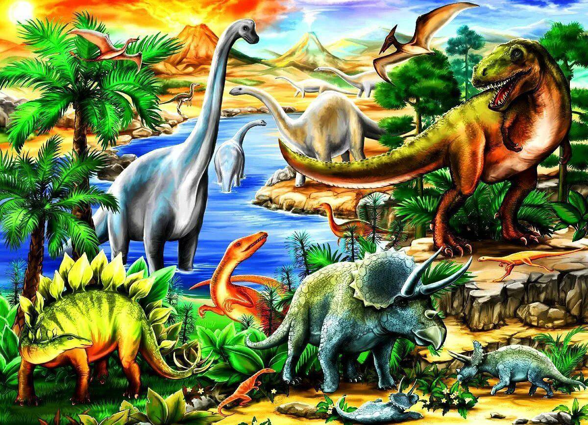 Larsen fh31 - динозавры. Мир динозавров. Динозавры картинки. Доисторический мир динозавры. Урок мир динозавров