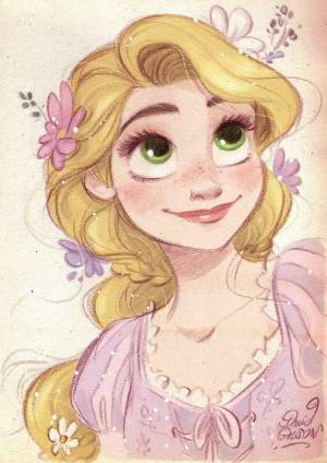 Раскраска милые принцессы #5 #396816