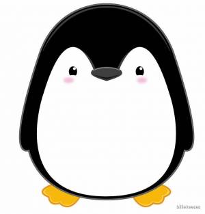 Раскраска милый пингвин #26 #397027