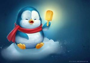 Раскраска милый пингвин #37 #397038