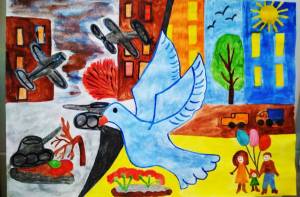 Раскраска мир без войны для детей #8 #398510