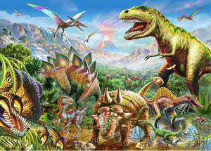 Раскраска мир динозавров #5 #398622