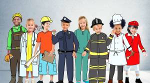 Раскраска мир профессий для детей #2 #398714