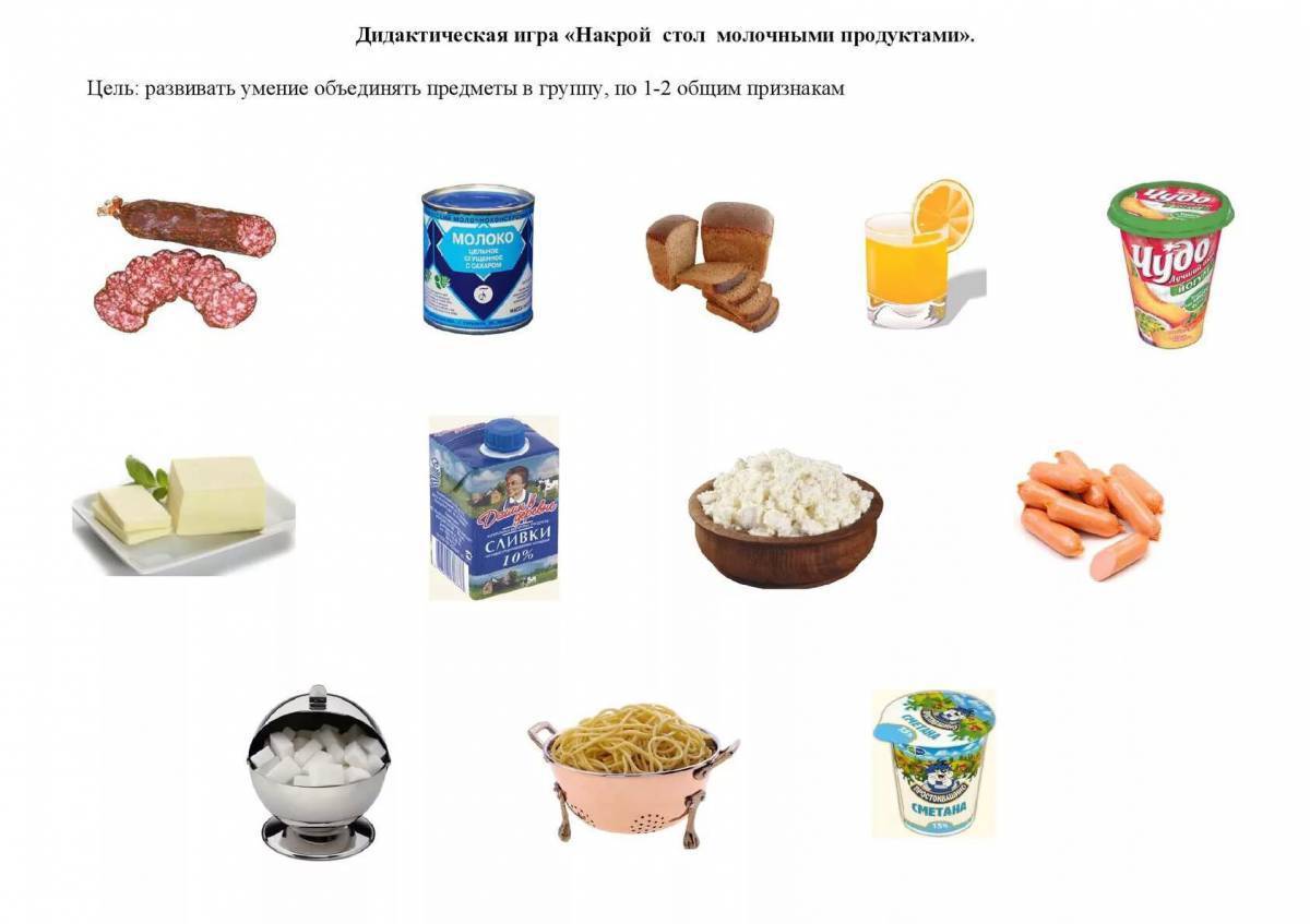 Молочные продукты картинки для детей