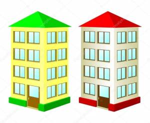 Раскраска многоэтажный дом для детей #1 #400759