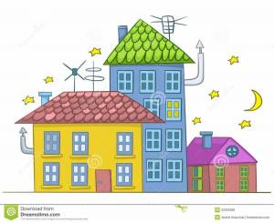 Раскраска многоэтажный дом для детей #3 #400761