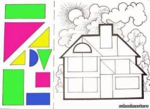 Раскраска мой дом для детей 3 4 лет #28 #401801