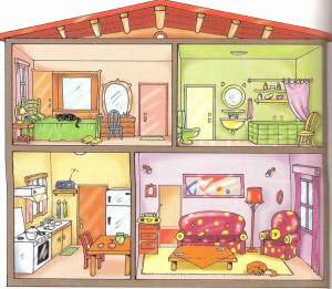 Раскраска мой дом для детей 3 4 лет #32 #401805