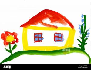 Раскраска мой дом для детей 3 4 лет #38 #401811