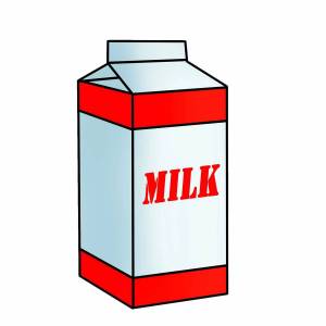 Раскраска молоко для детей #9 #402548