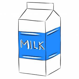 Раскраска молоко для детей #31 #402570