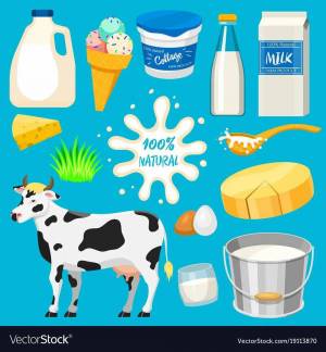 Раскраска молочные продукты для детей #6 #402697
