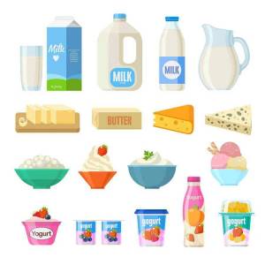 Раскраска молочные продукты для детей #7 #402698