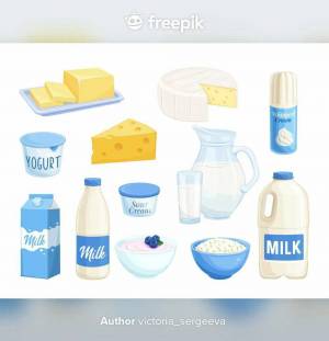 Раскраска молочные продукты для детей #20 #402711