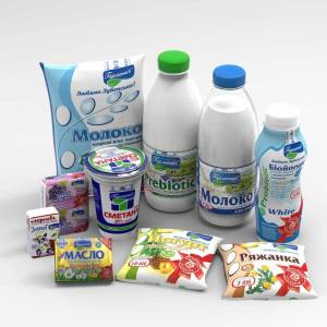 Раскраска молочные продукты для детей #34 #402725