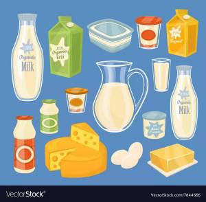 Раскраска молочные продукты для детей #35 #402726