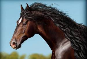 Раскраска морда лошади #4 #403613