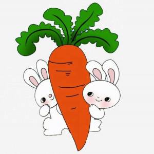 Раскраска морковка для детей 3 4 лет #31 #403902