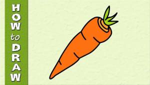 Раскраска морковь для детей 3 4 лет #23 #403933