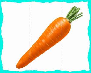 Раскраска морковь для детей 3 4 лет #31 #403941