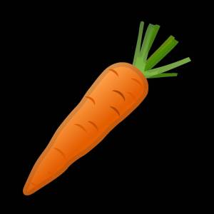 Раскраска морковь для детей 3 4 лет #35 #403945