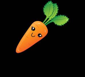 Раскраска морковь рисунок для детей #27 #403972