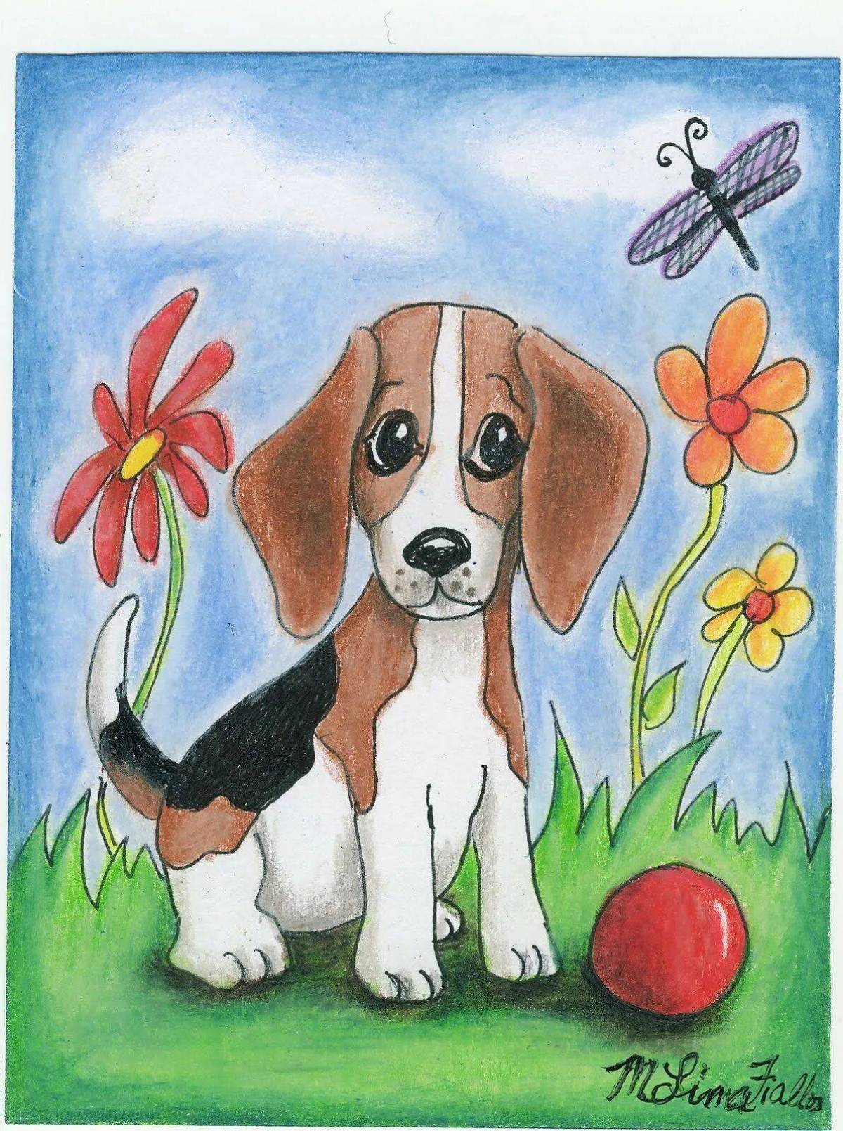 Рисовать любимое животное. Risunoc sobaca. Собака рисунок. Щенки для рисования для детей. Детские рисунки собак.