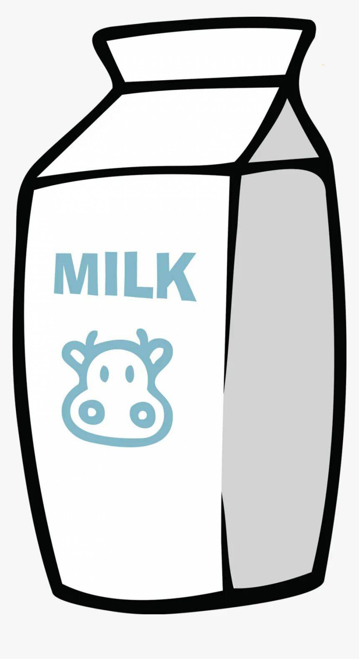 Milk картинка для детей