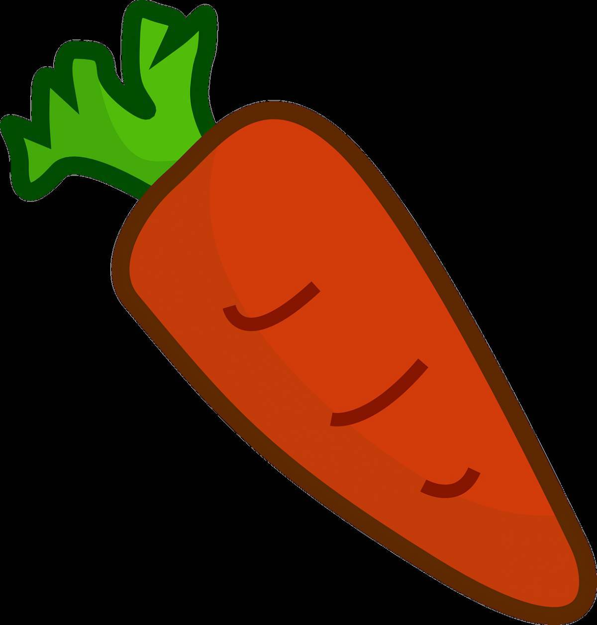 Морковь рисунок для детей #5