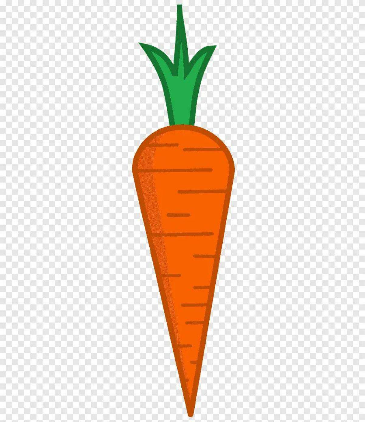 Морковь рисунок для детей #20