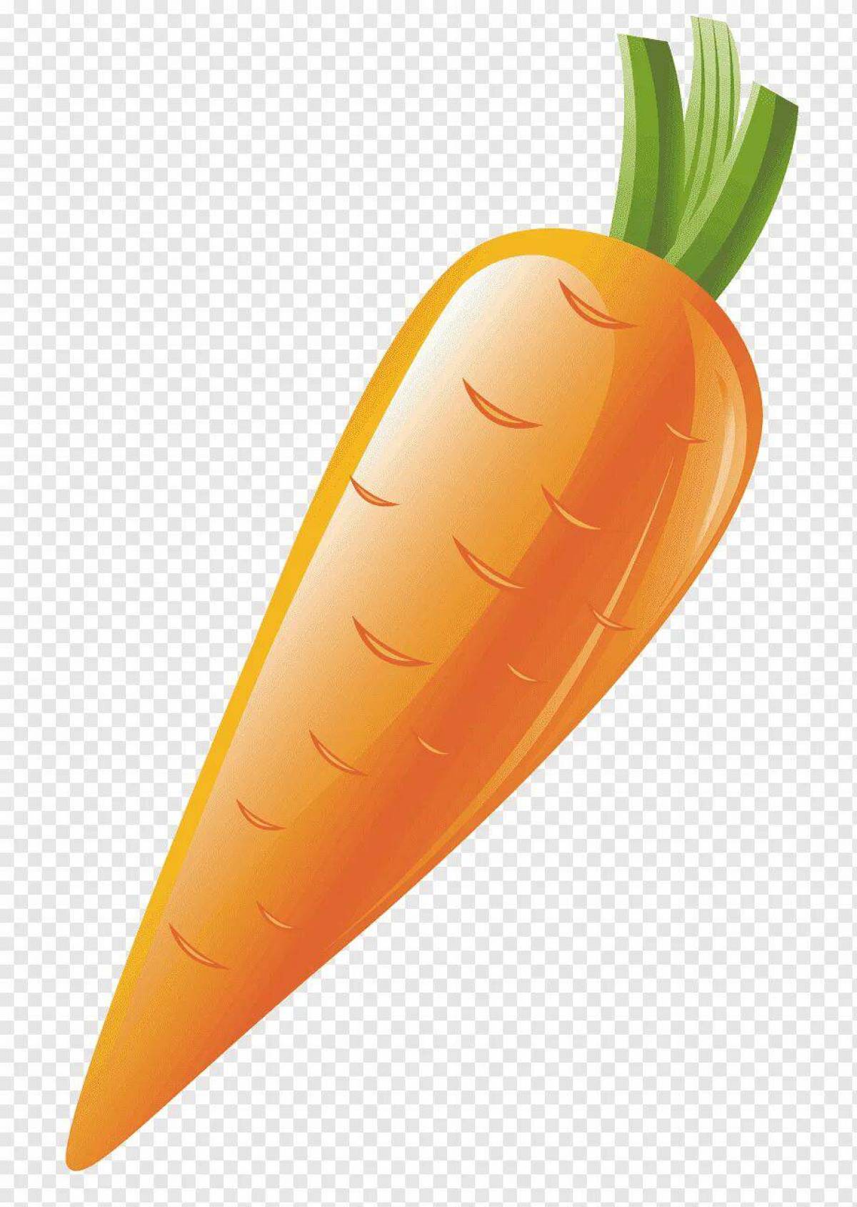 Морковь рисунок для детей #23
