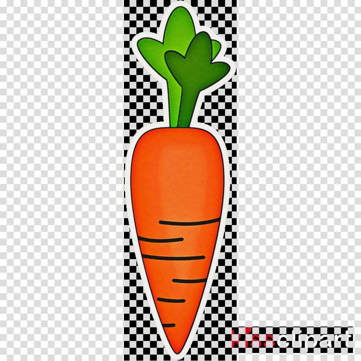Морковь рисунок для детей #29