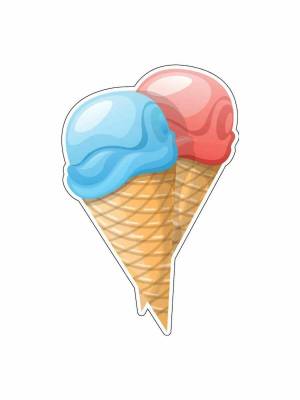 Раскраска мороженое для детей 4 5 лет #20 #404037