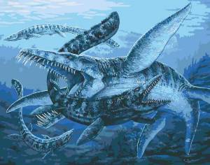 Раскраска морские динозавры #2 #404338